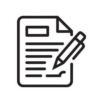 General notary signing Notary document signing icon