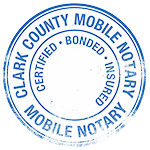 CCMN Clark County Mobile Notary Ink Stamp Clark County Mobile Notary Ink Stamp